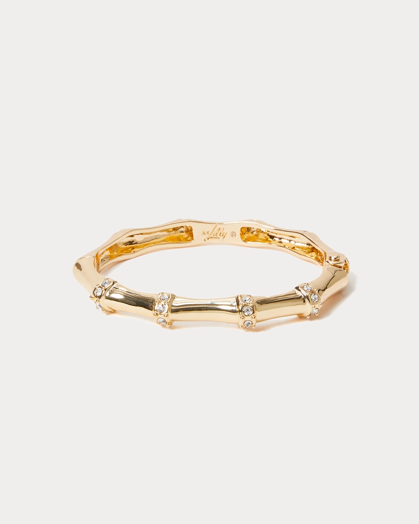 BAMBOO BRACELET | GOLD METALLIC
