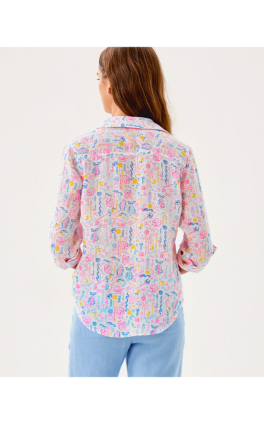 SEA VIEW BUTTON DOWN | MULTI SUMMER SERENADE