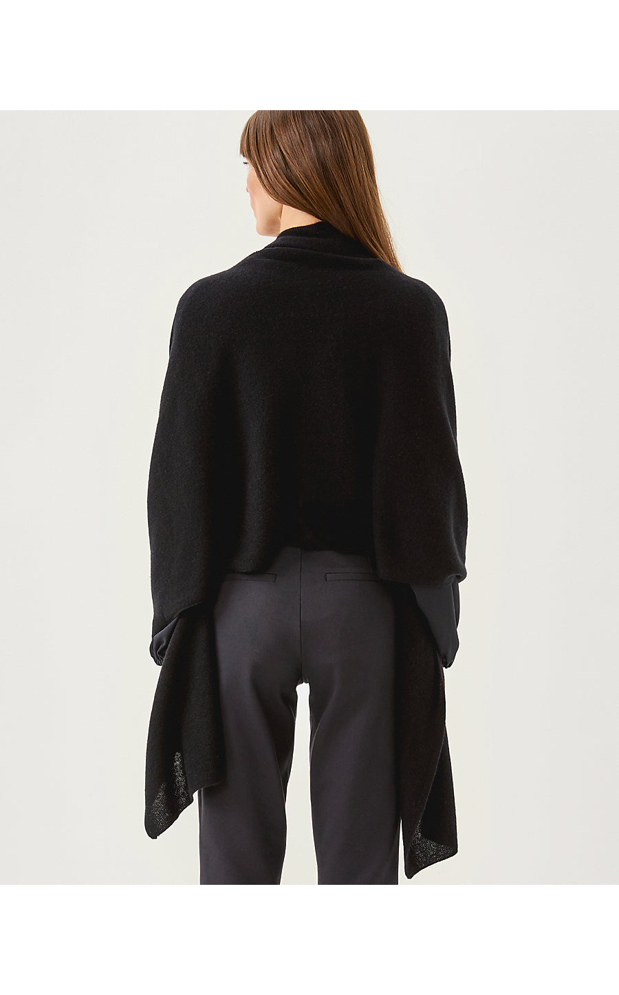 LANELLE CASHMERE WRAP | BLACK