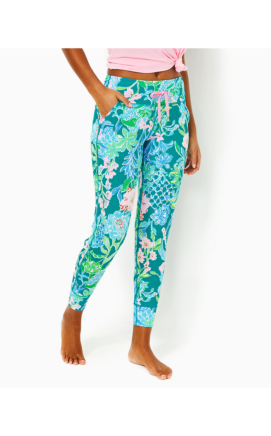 Island Mid Rise Jogger Up | Multi Hot On The Vine