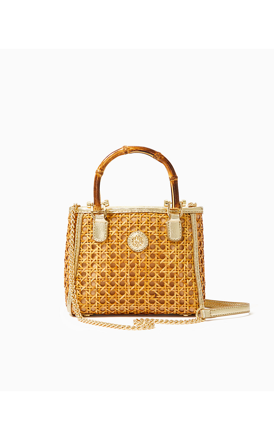 ADRIAN CANE MINI BAG | NATURAL