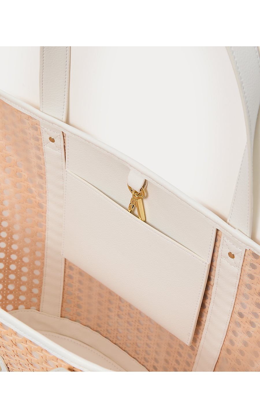 WINTOUR CANE TOTE | SAND BAR X RESORT WHITE