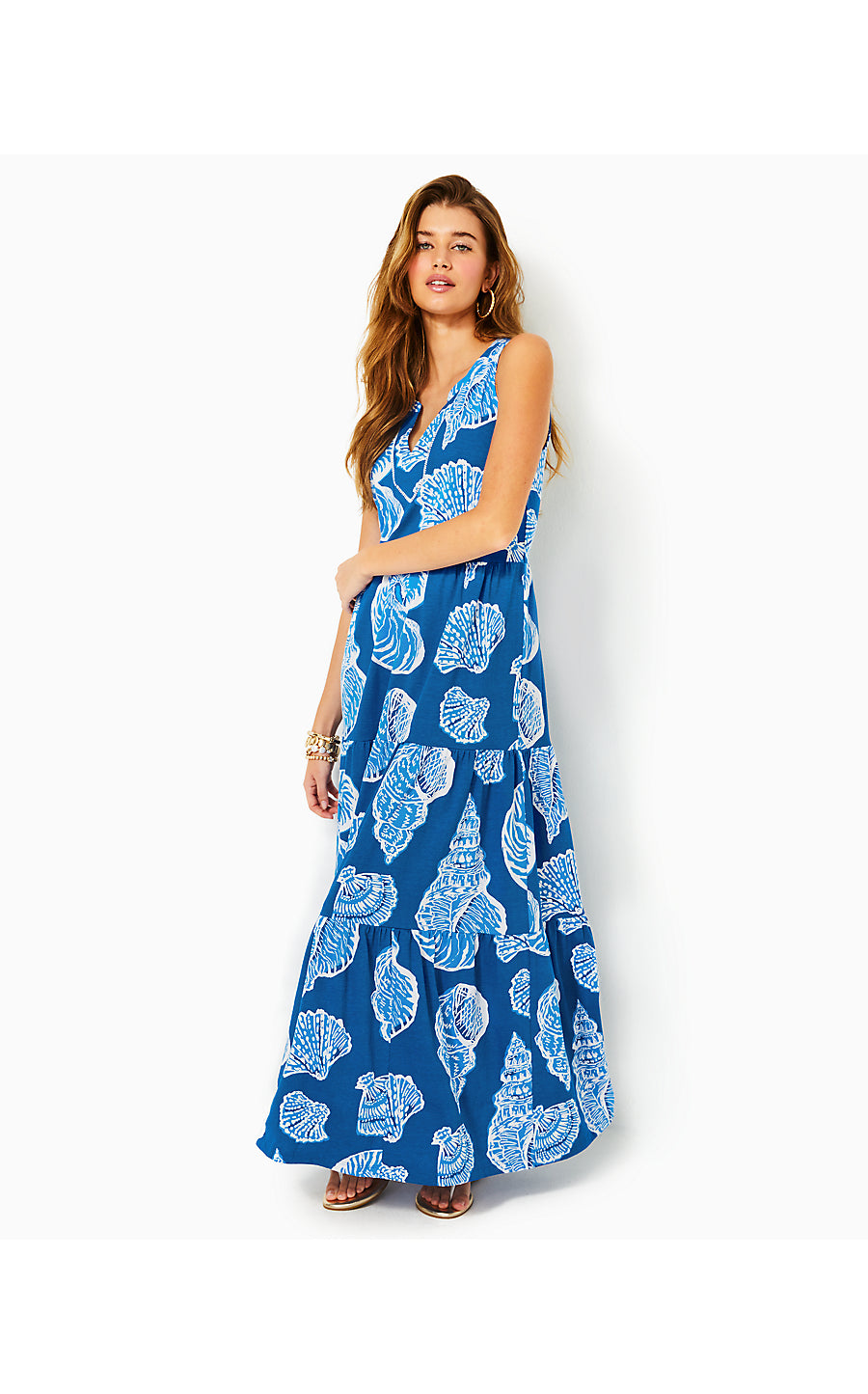 Sydnee Maxi Dress | Barton Blue Shell Of A Good Time