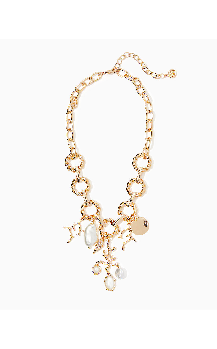Beachcomber Necklace | Gold Metallic