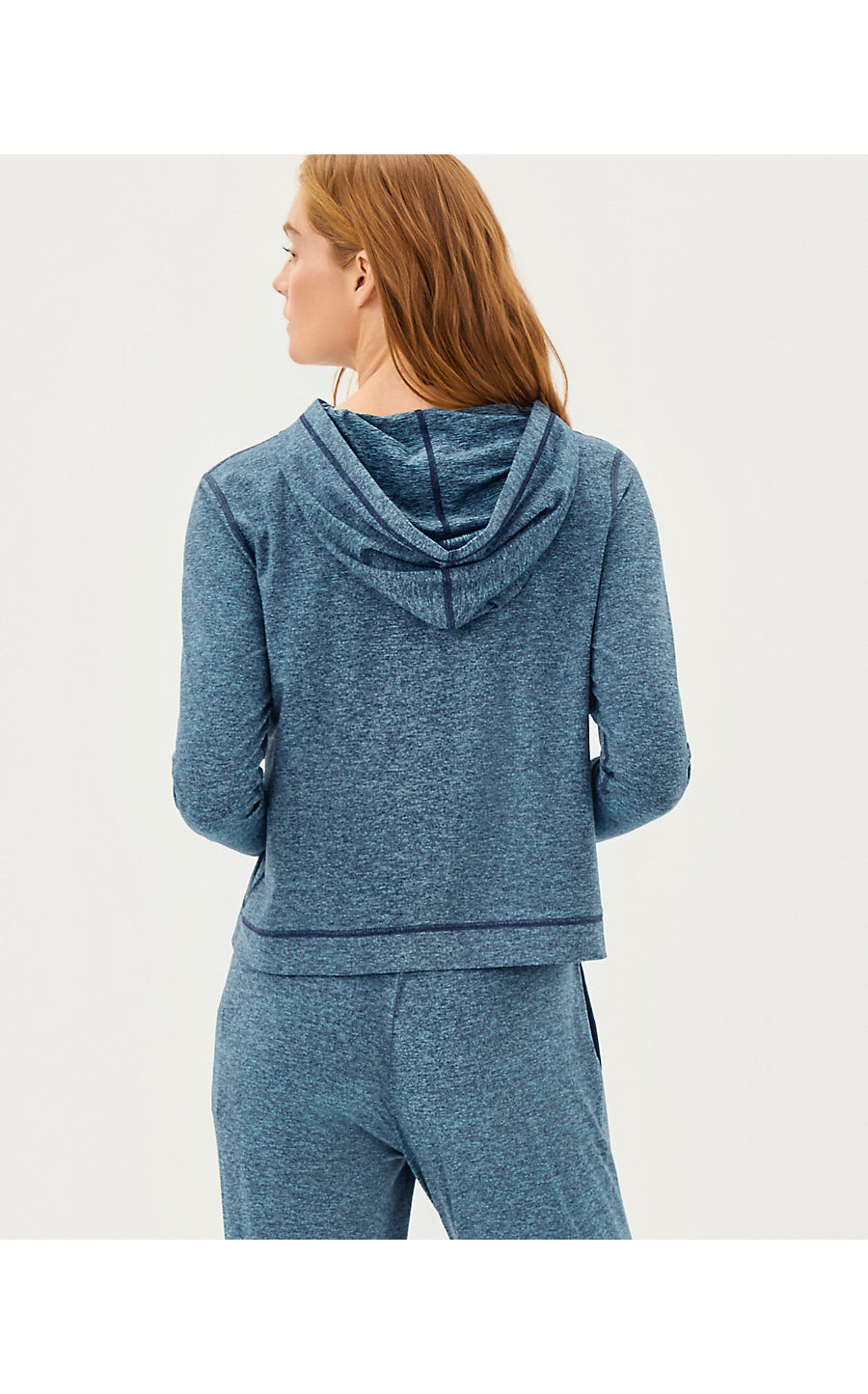 ASENA UPF 50+ HOODIE | LOW TIDE NAVY X TANGIER TEAL