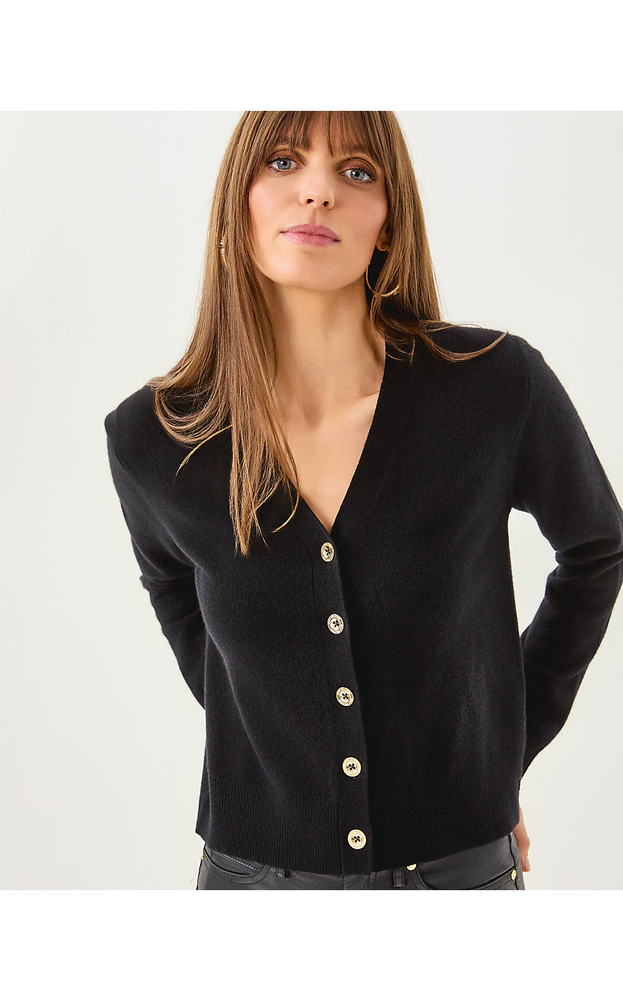 TIPPERY CASHMERE CARDIGAN | BLACK
