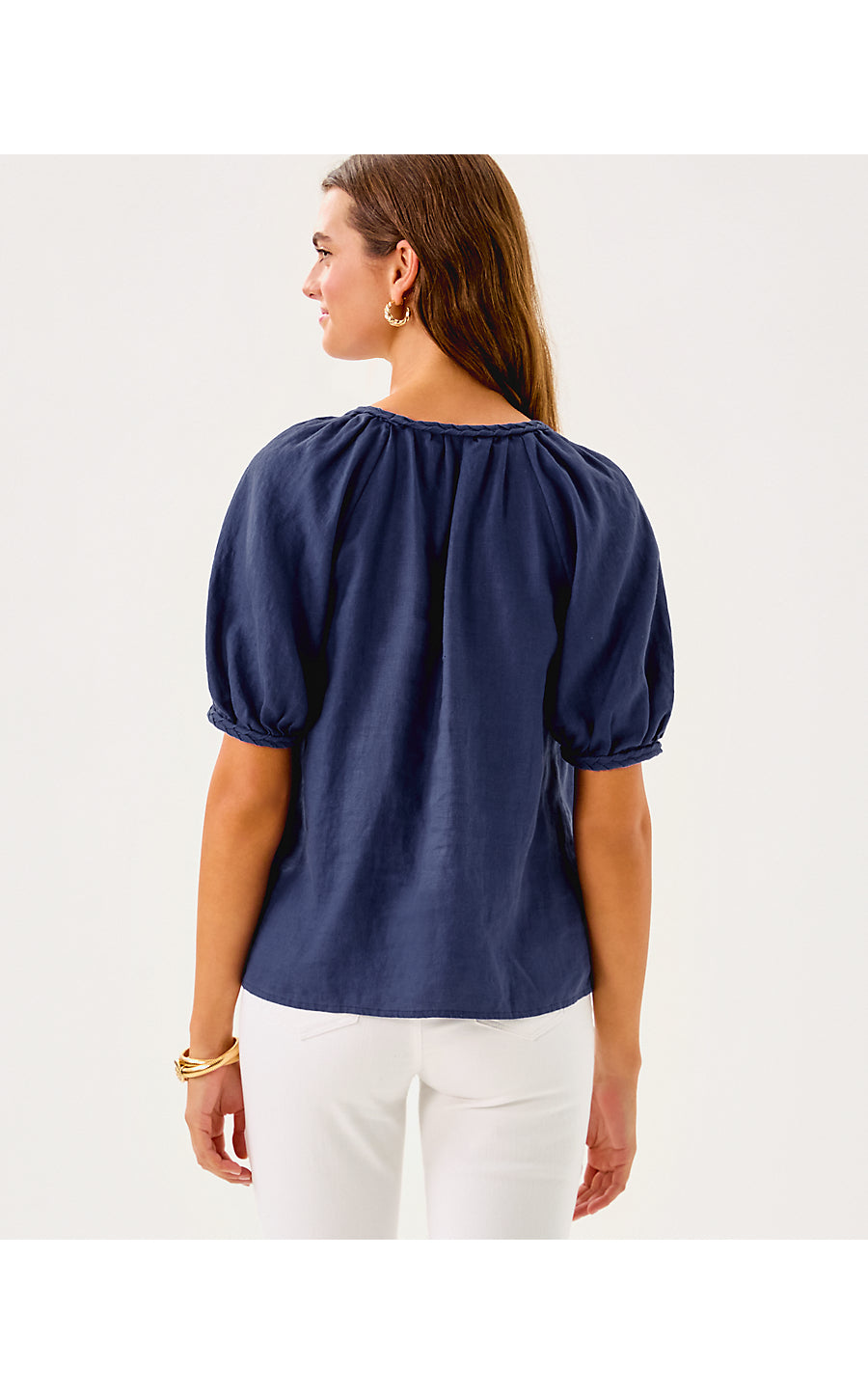 CALAIS SHORT SLEEVE TOP | SAPPHIRE POOL