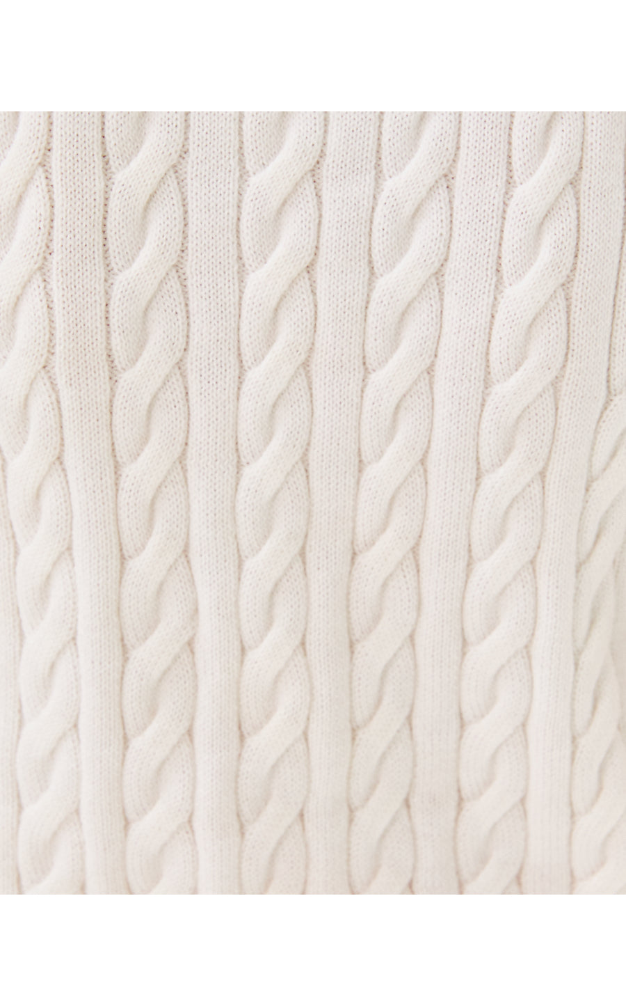 MINI SUZETTE SWEATER TANK | RESORT WHITE
