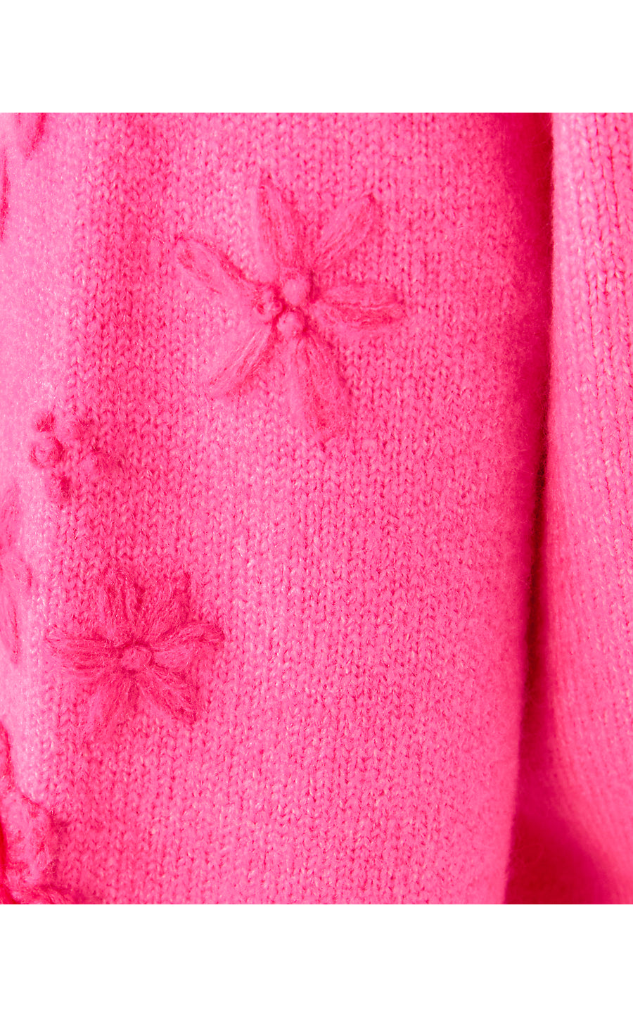 ALAYLA SWEATER | SUN SHELL PINK GARDEN PARTY EMBROIDERY