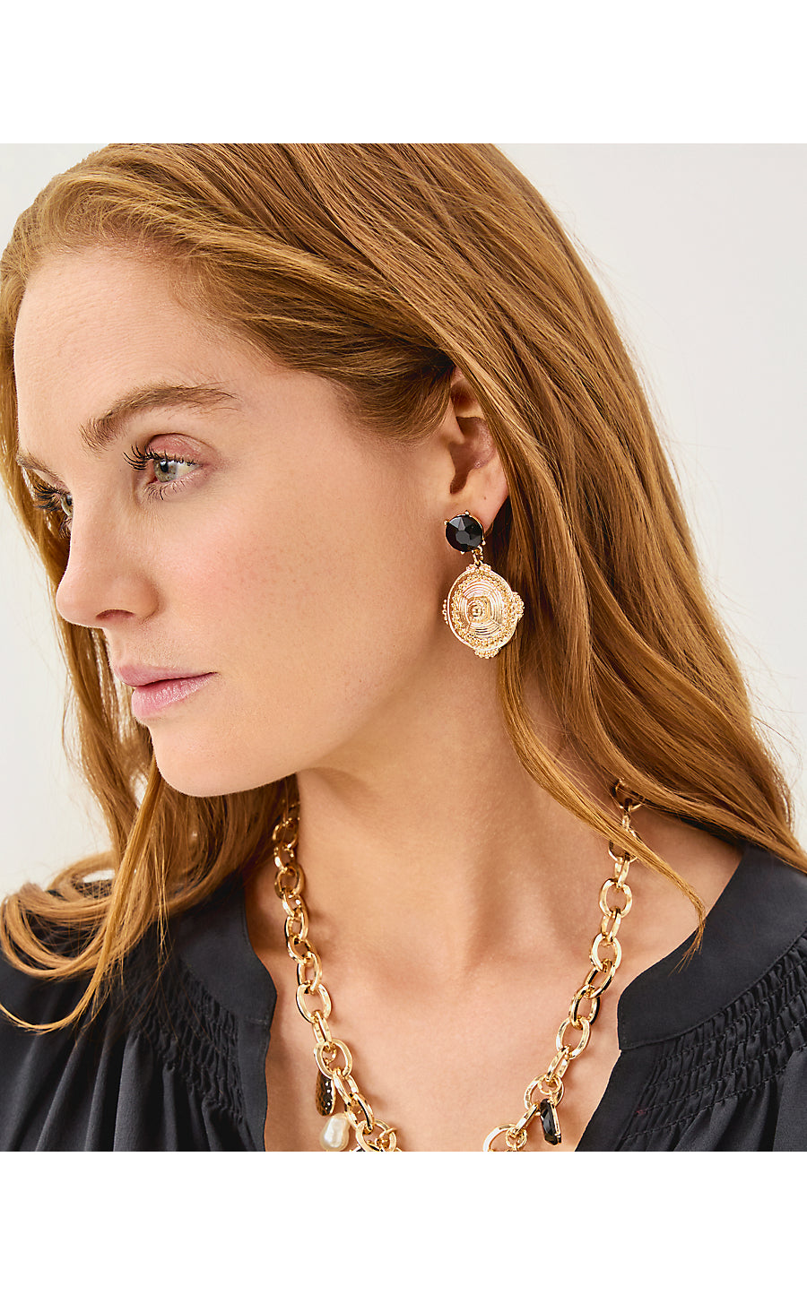 SUNSET SHADOWS EARRINGS | NOIR