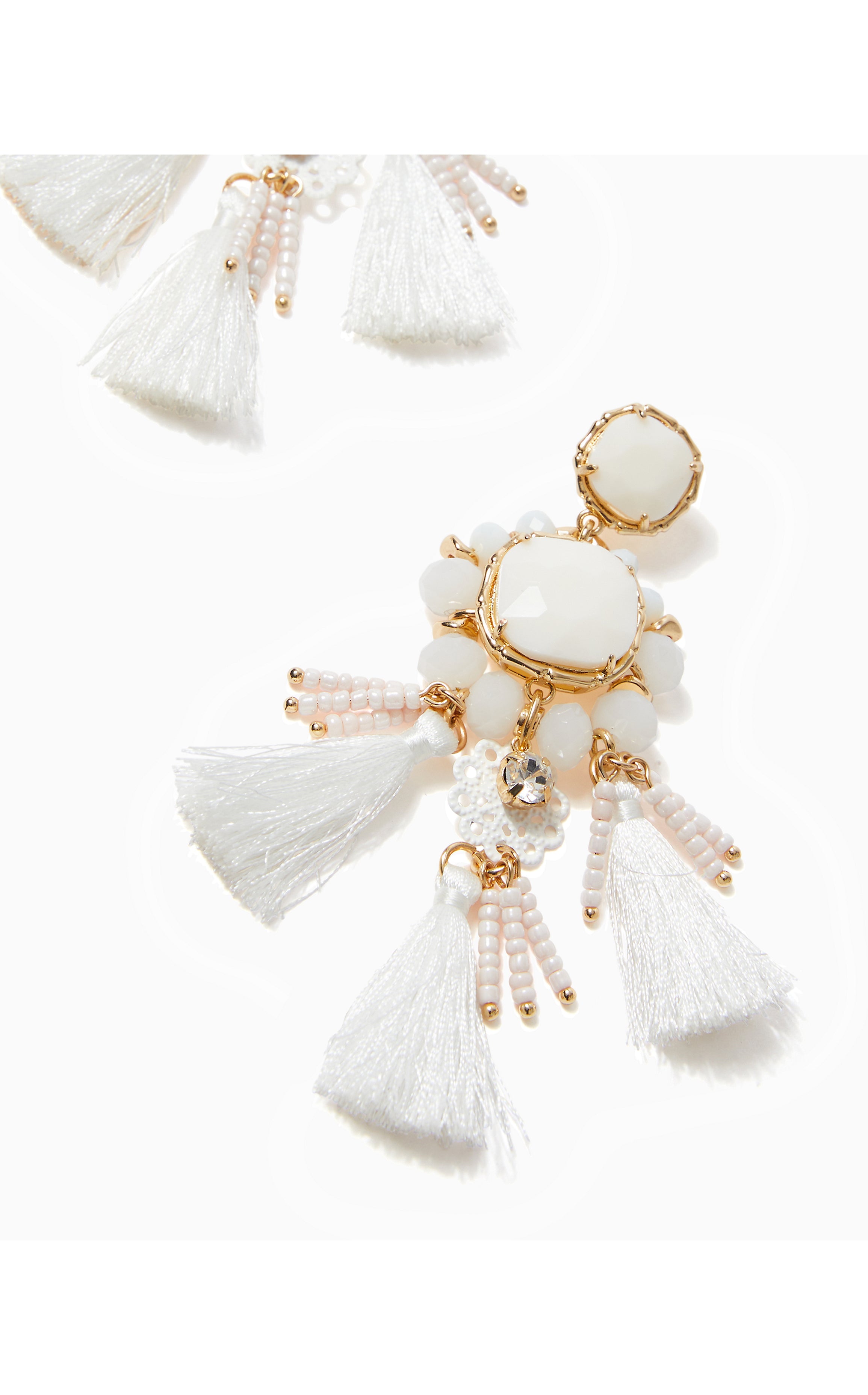 Waterside Earrings | Resort White