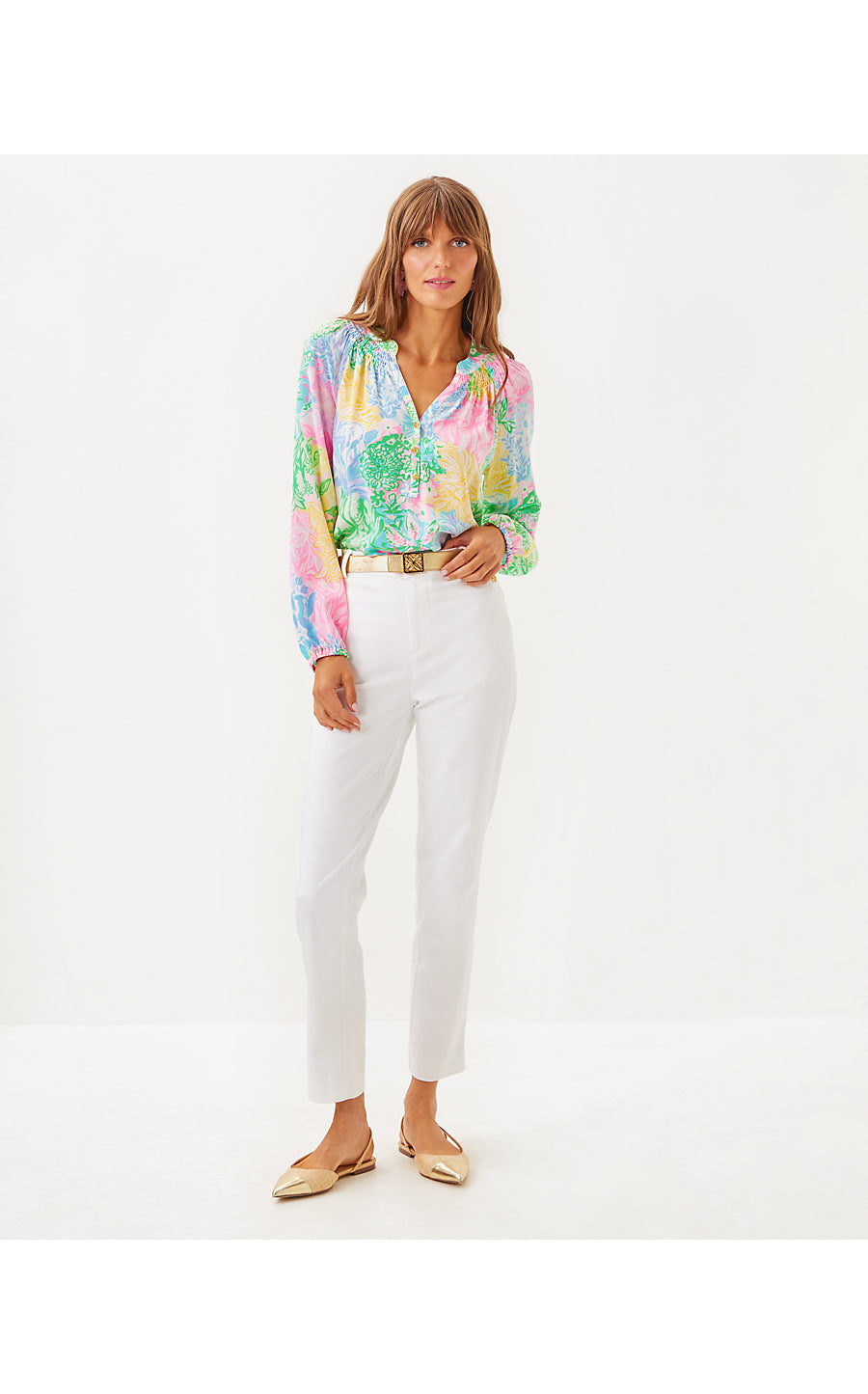 ELSA TOP | MULTI BRIGHT DELIGHT PATCH