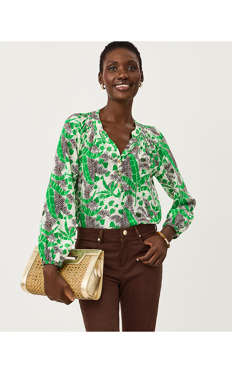 ELSA TOP | VANILLA SPICE HIDE AND LEAF