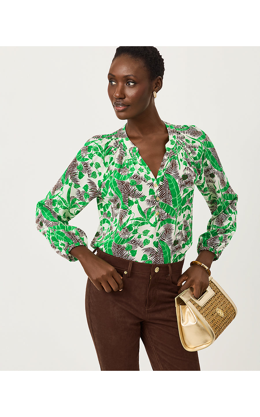 ELSA TOP | VANILLA SPICE HIDE AND LEAF