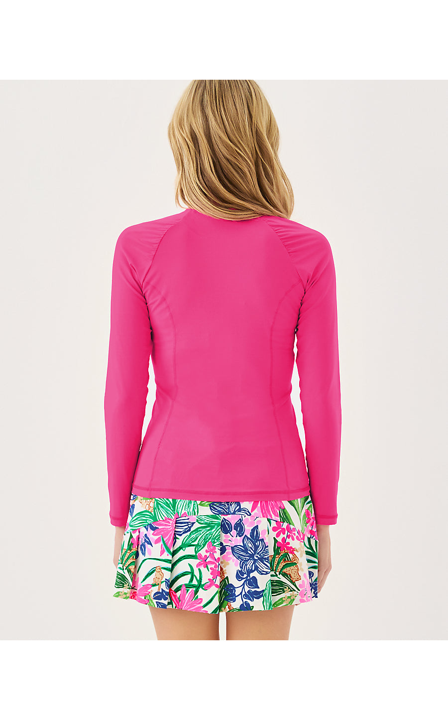 JUSTINE HALF ZIP UPF 50+ | PARIGI PINK