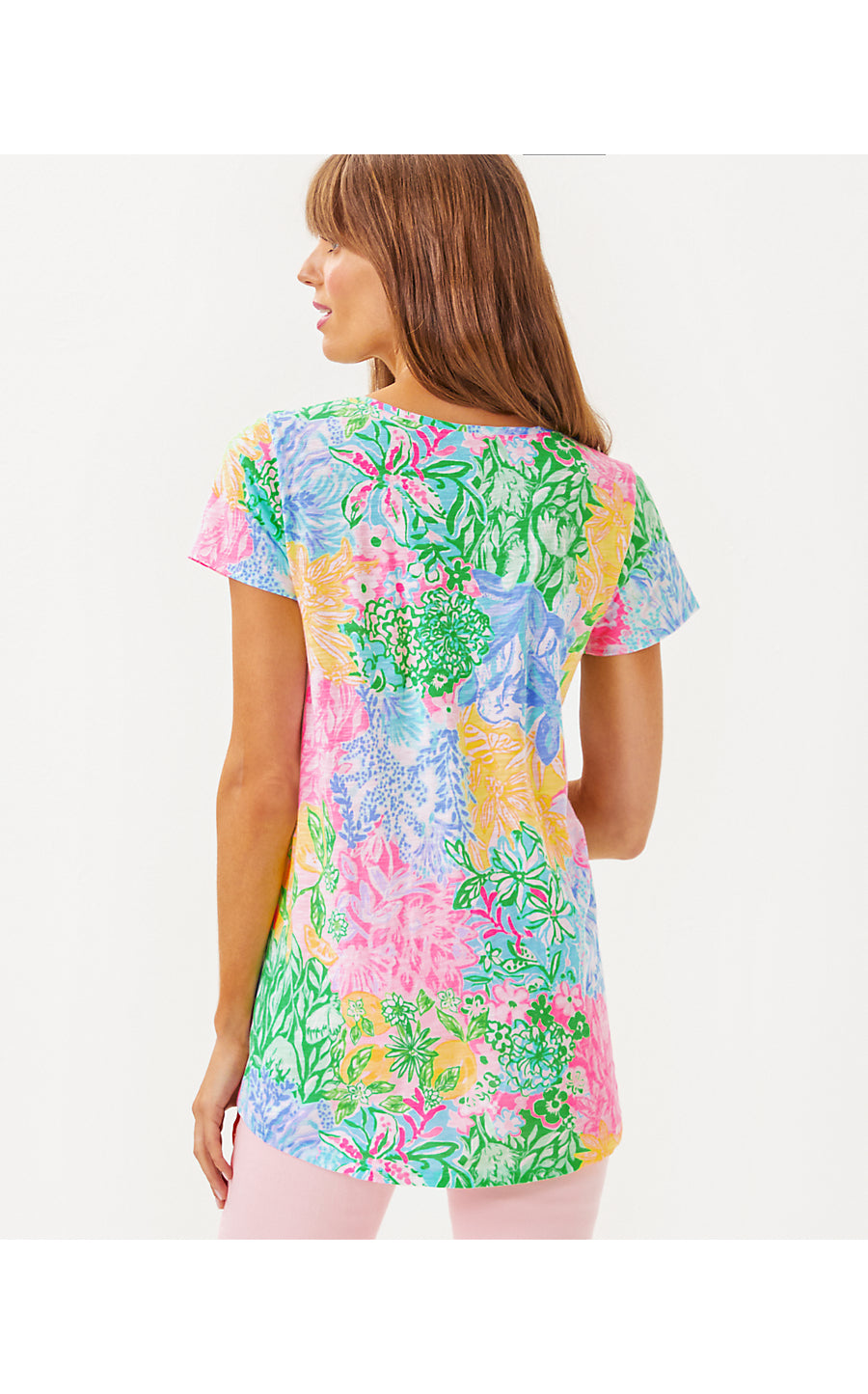 ETTA SCOOP-NECK | MULTI BRIGHT DELIGHT PATCH