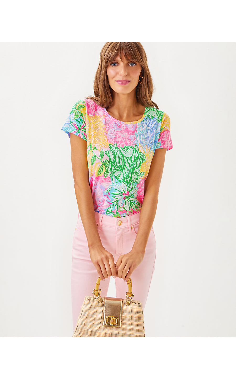 ETTA SCOOP-NECK | MULTI BRIGHT DELIGHT PATCH