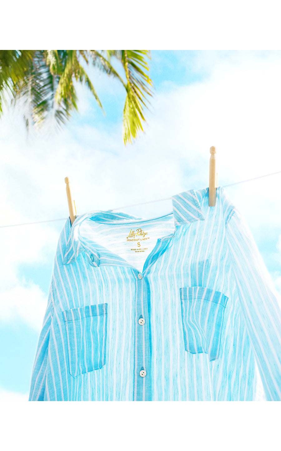 SEA VIEW BUTTON DOWN | CAPRI BLUE SAINT TROPEZ