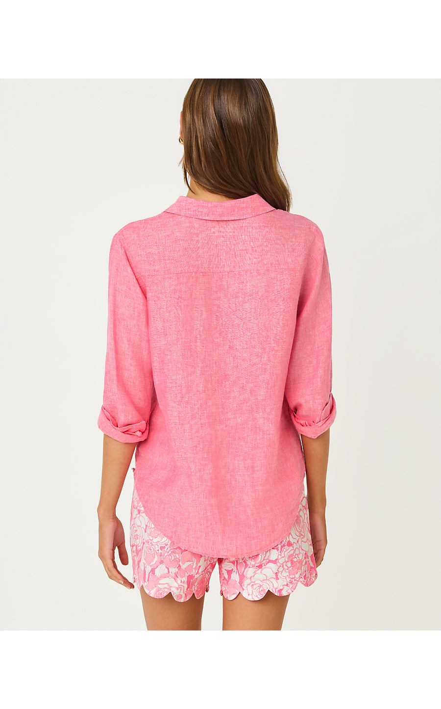 SEA VIEW BUTTON DOWN | CHERRY BLOSSOM PINK