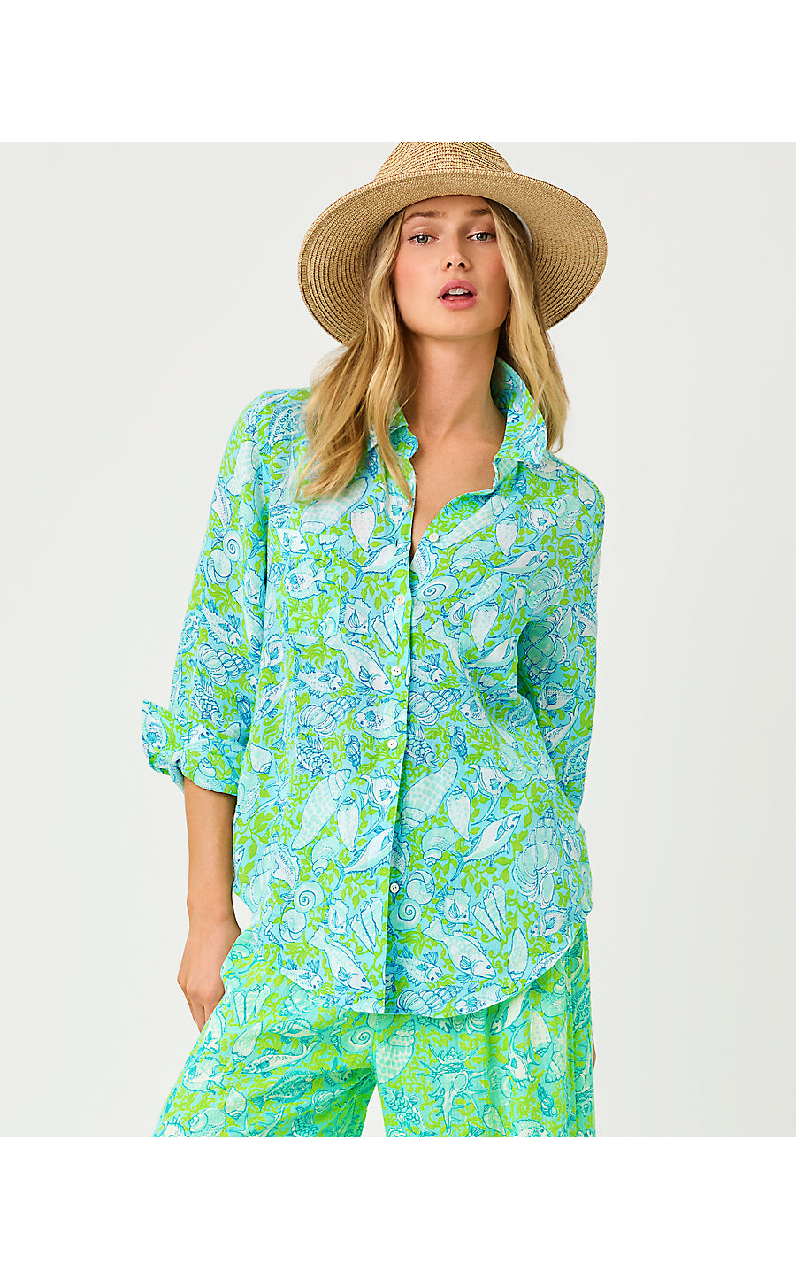 SEA VIEW BUTTON DOWN | DAY DREAM BLUE THROW ME A LINE