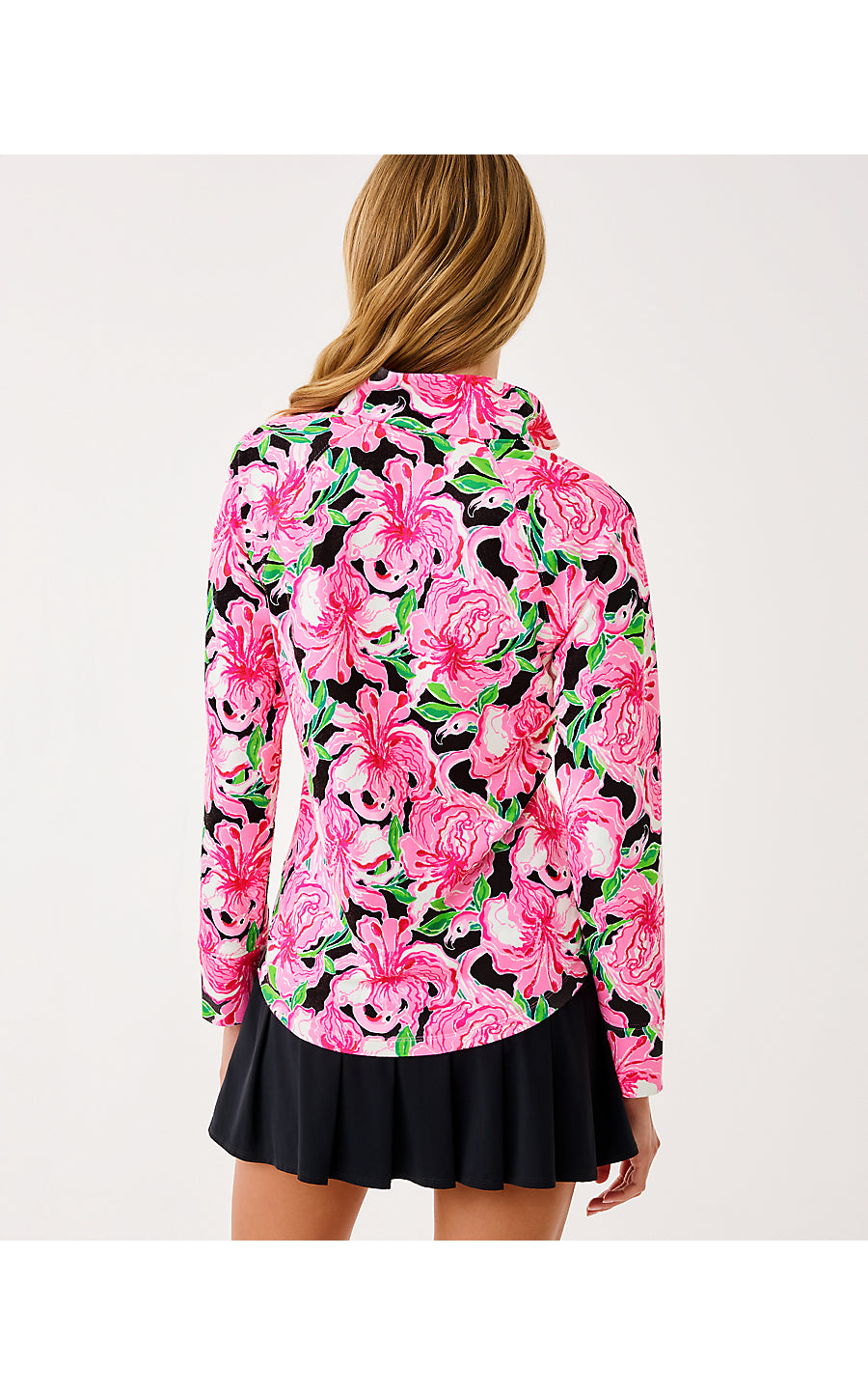 UPF 50+ SKIPPER POPOVER | ONYX PARTY ALL THE TIME LUXLETIC