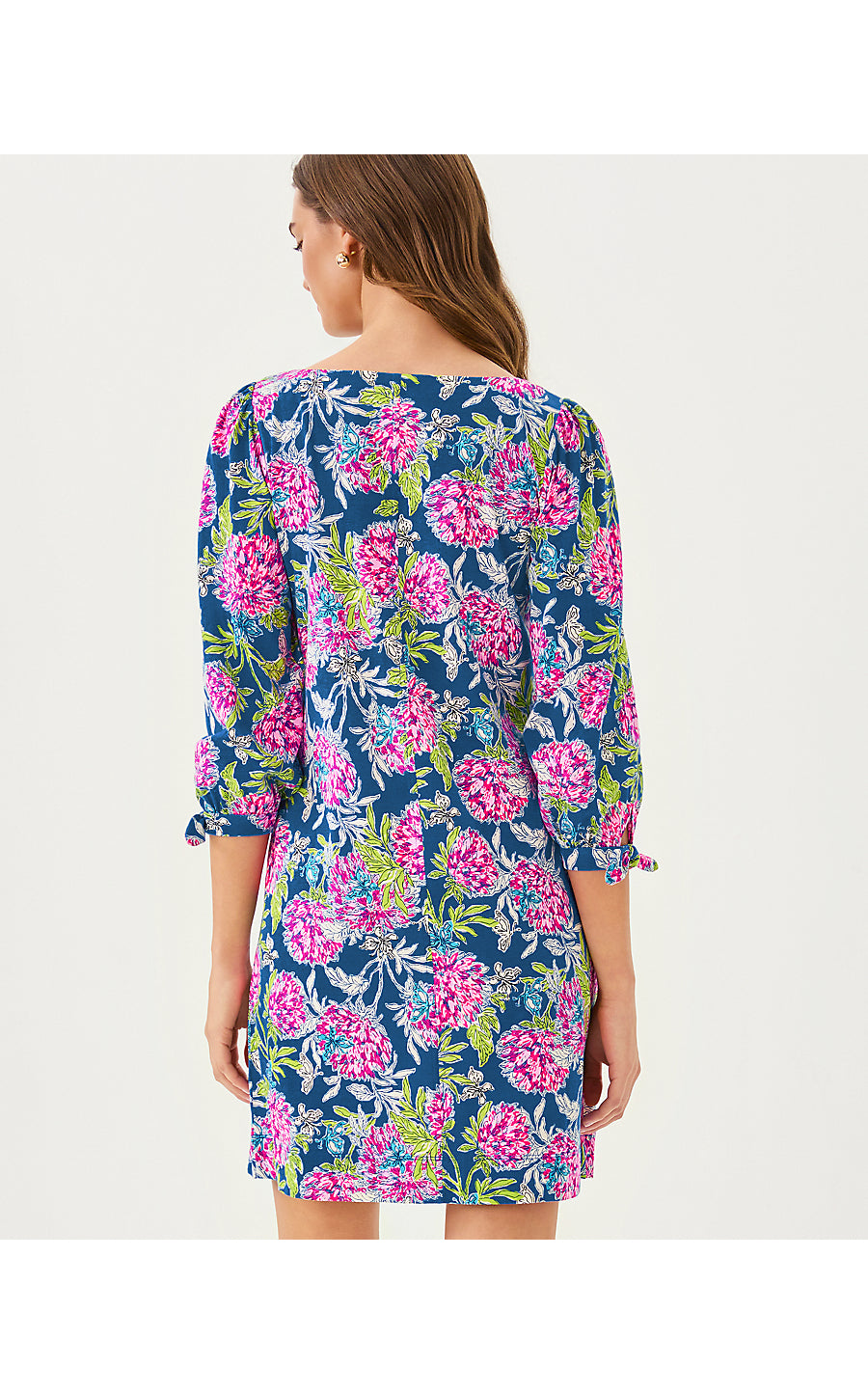 CATH 3/4 SLEEVE DRESS | MULTI DAHLIA LICIOUS