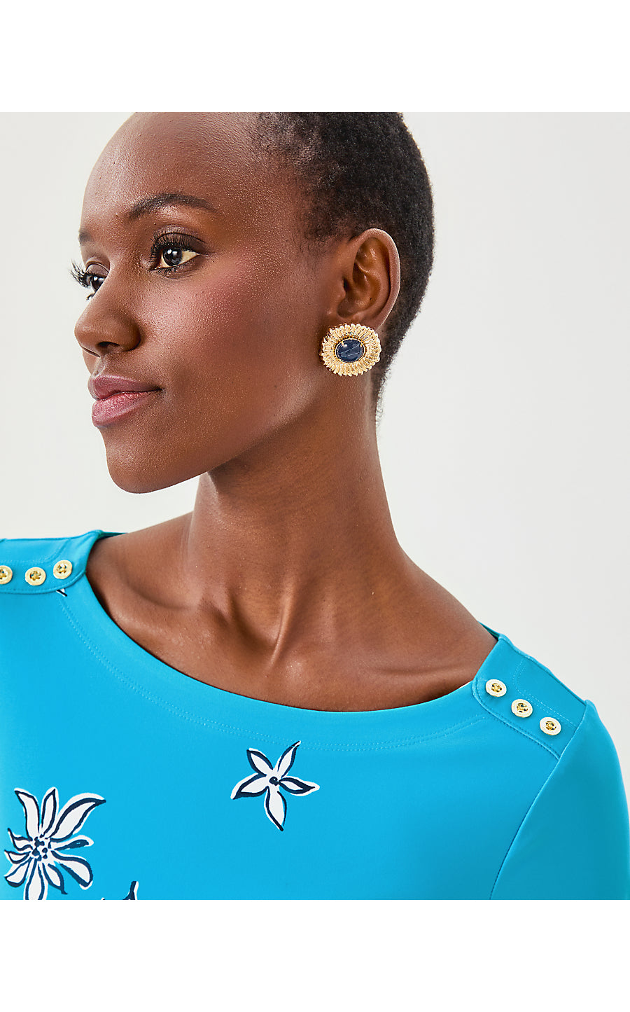 SERALINA UPF 50+ MAXI | TANGIER TEAL SAFARI SOCIAL ENGINEERED CHILLYLILLY