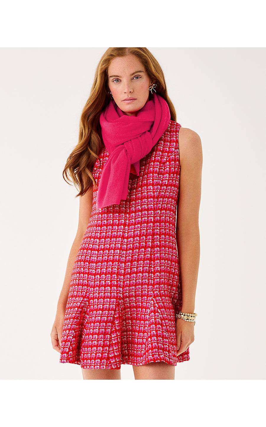 LANELLE CASHMERE WRAP | RASPBERRY ROUGE