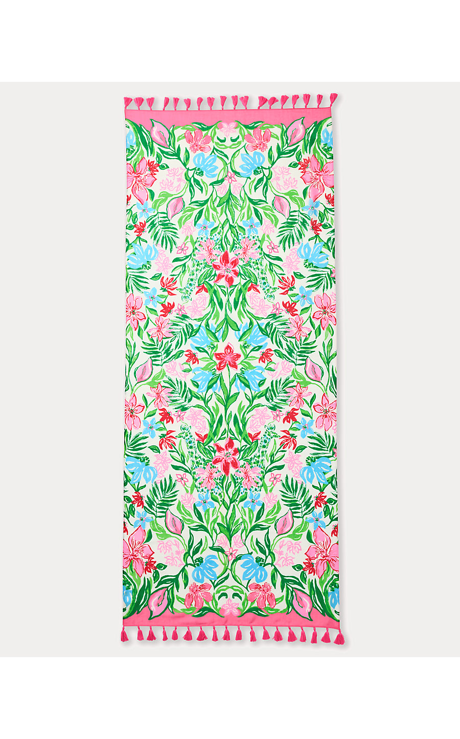 RESORT SCARF | MULTI GLOWING GARDENS ENGINEERED SCARF