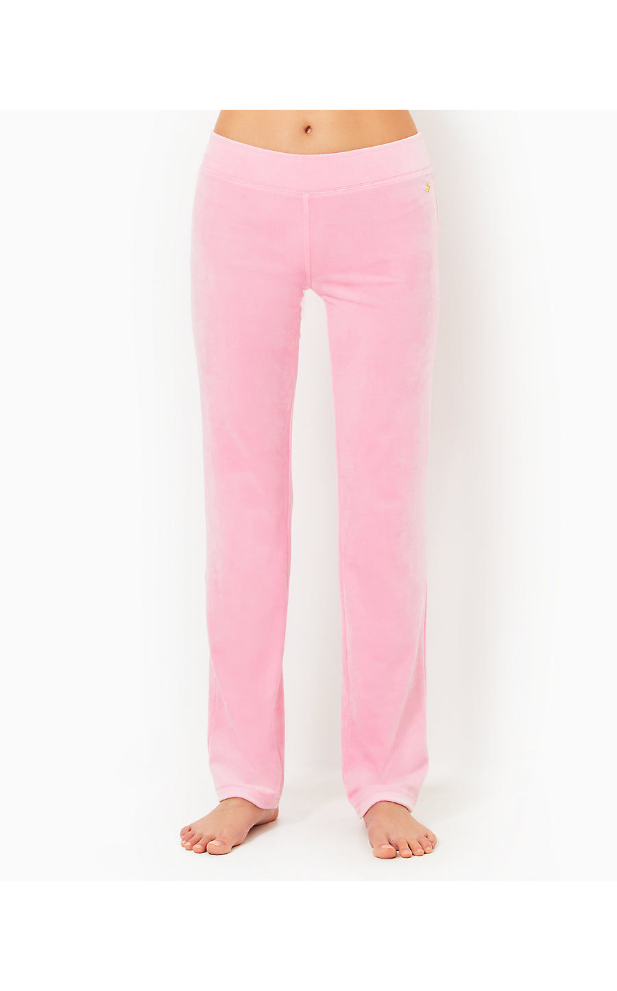 DORSEY VELOUR PANT | CONCH SHELL PINK