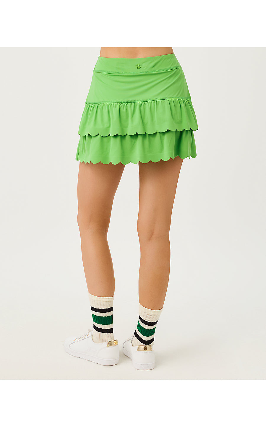 MIESHA SCALLOP SKORT UPF | CHATEAU GREEN