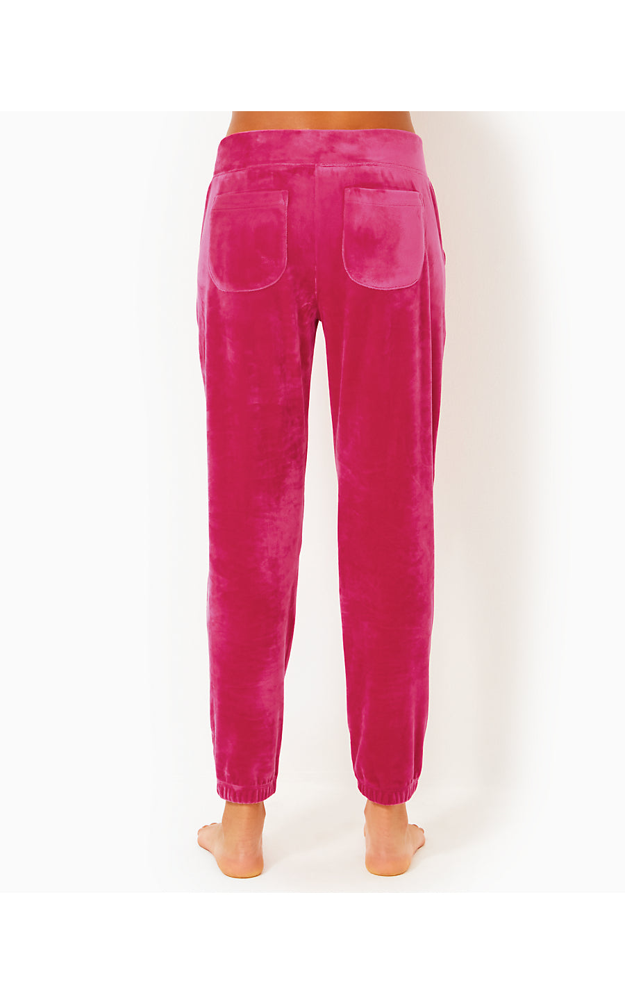 MALLIE VELOUR PANT | RASBERRY ROUGE