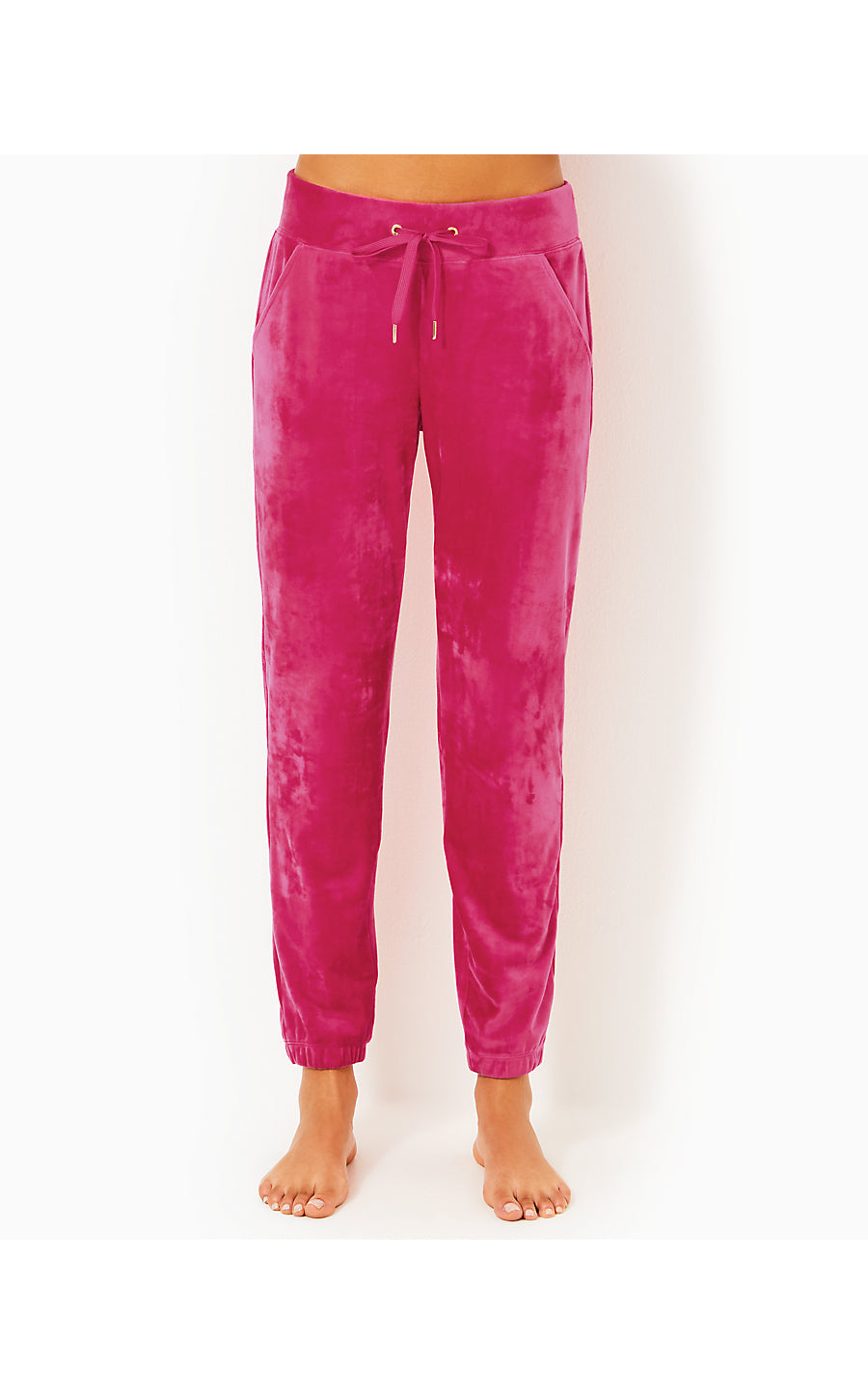 MALLIE VELOUR PANT | RASBERRY ROUGE