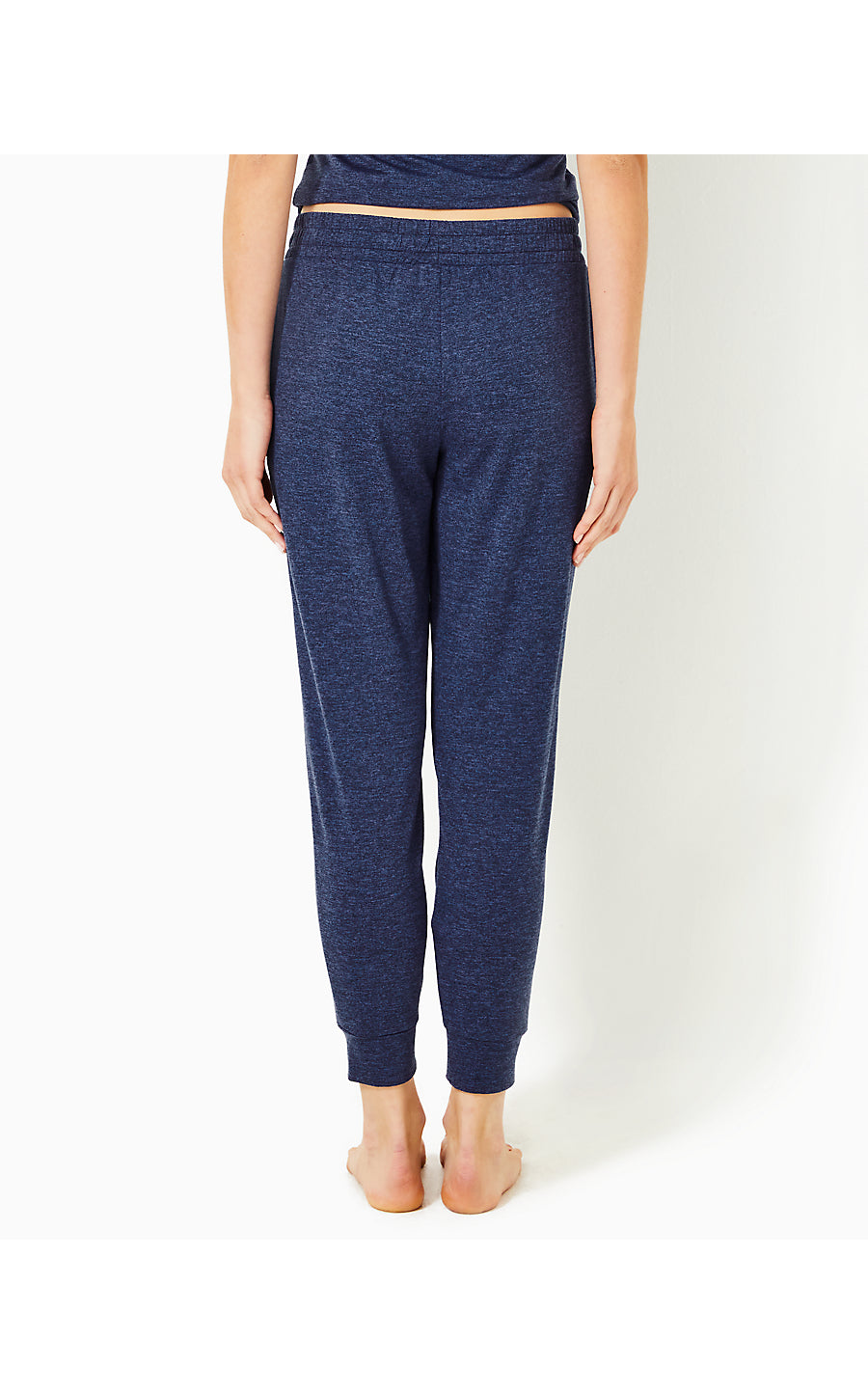 LILLABETH UPF 50+ PANT | HEATHERED MED BLUE X NOIR