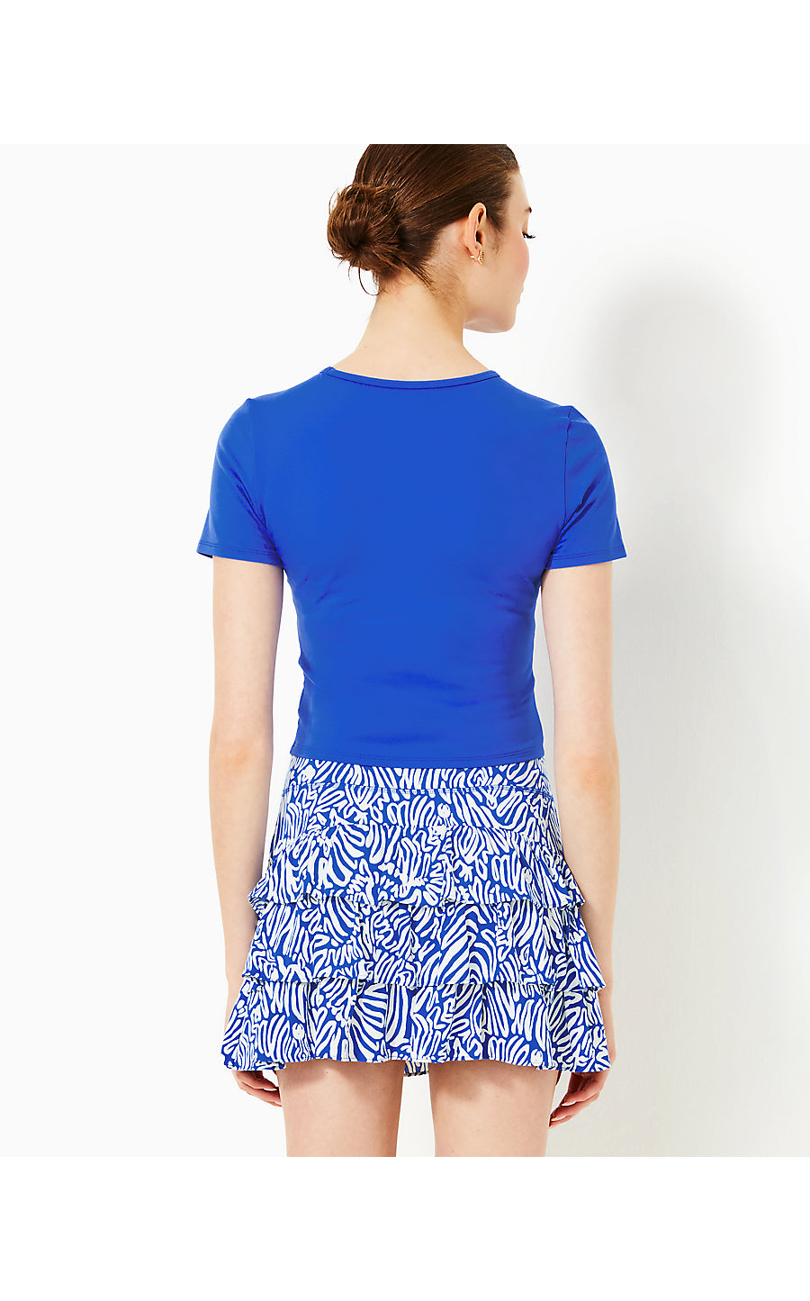 CASCADIA SKORT UPF 50+ | MARTINIQUE BLUE ZEE BEBE