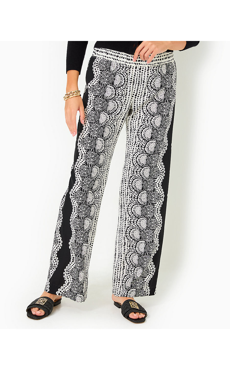 BAL HARBOUR PALAZZO | COCONUT PINEAPPLE PRINCESS ENGINEERED PANT