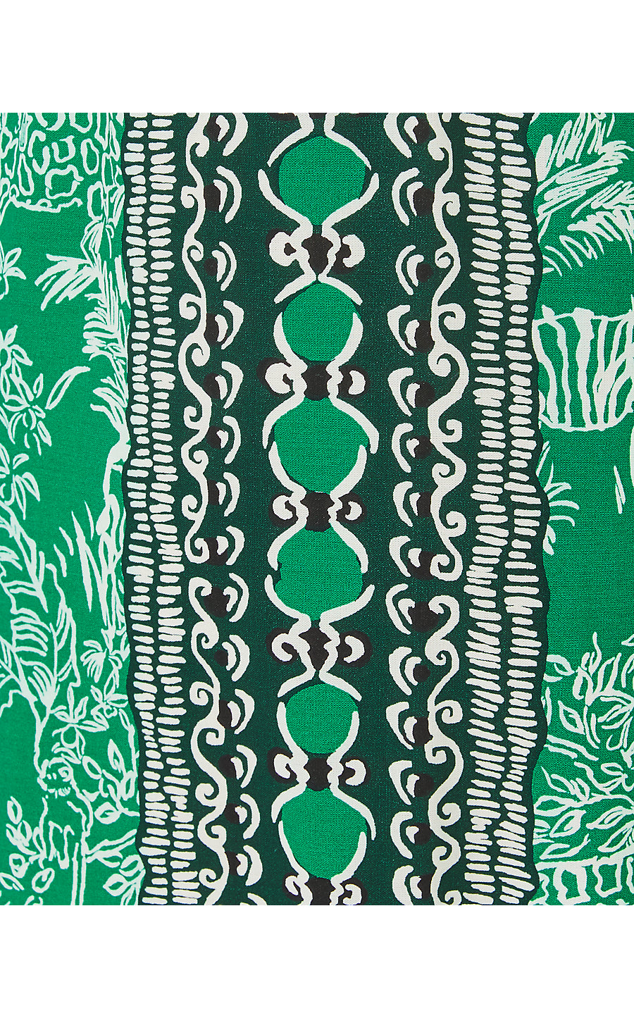 BAL HARBOUR PALAZZO | FIDDLE LEAF GREEN SAFARI PARTY ENGINEERED PANT