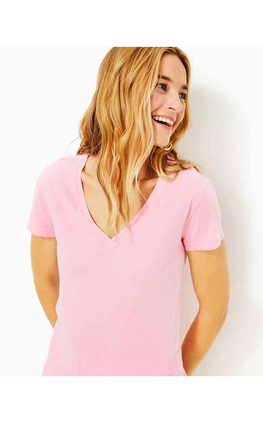 Meredith Tee | Conch Shell Pink