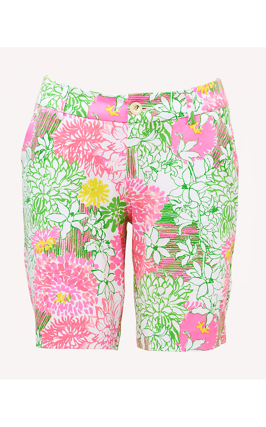 NATIA MID-RISE KNIT SHORT | RESORT WHITE MUM PATCH