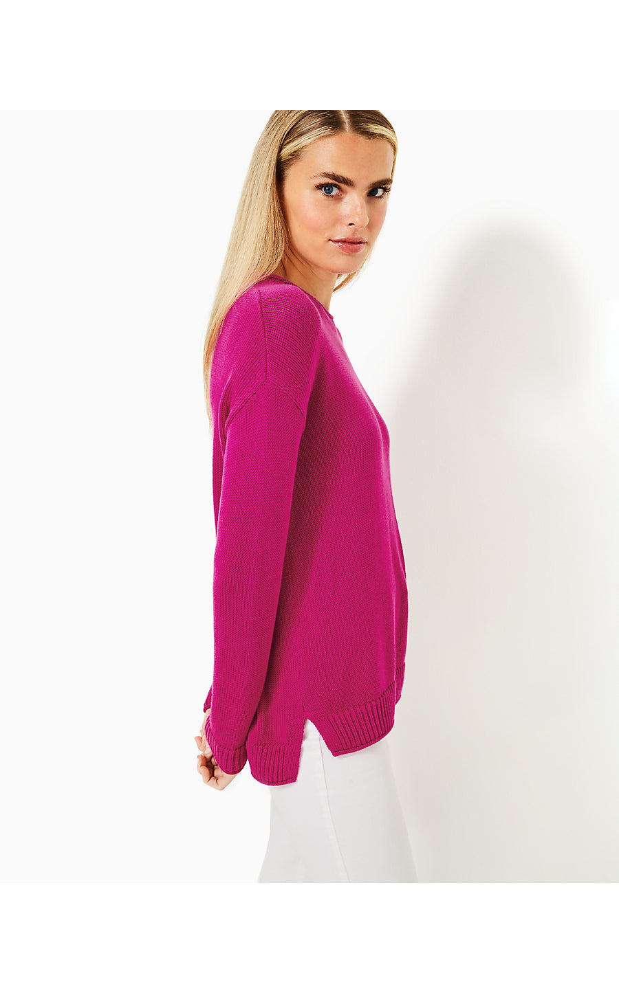 BAYPORT SWEATER | MYSTIQUE PINK