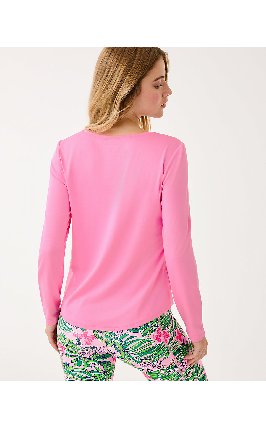 WESTLEY LONG SLEEVE TEE | CONFETTI PINK