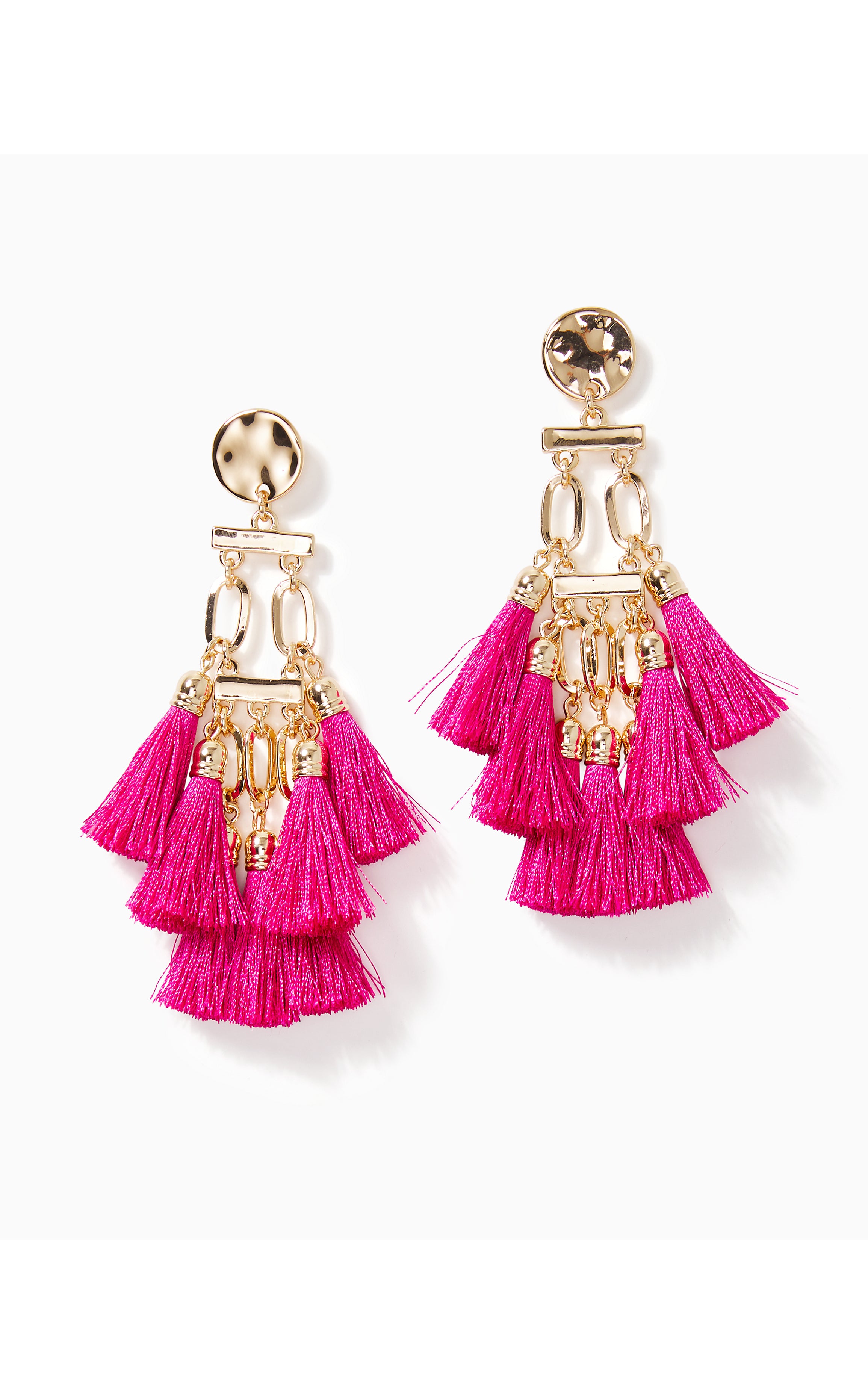 Boho Safari Earrings | Pink Palms