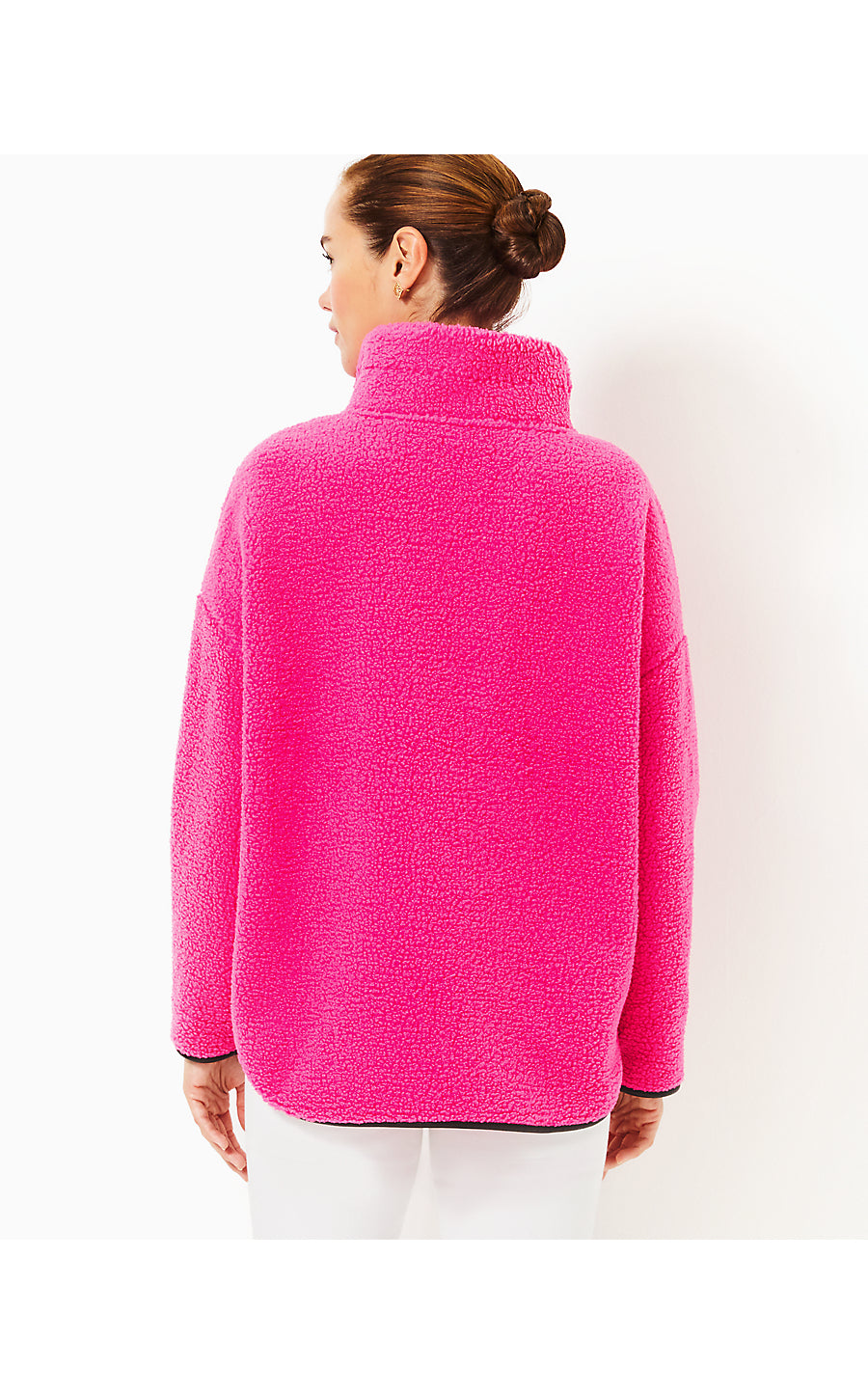 SOREEN SHERPA POPOVER | PASSION FRUIT PINK