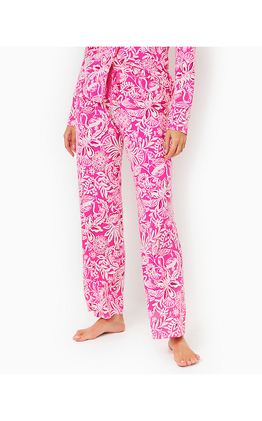 PJ KNIT PANT | PASSION FRUIT PINK ABSOLUTELY FLAMAZING