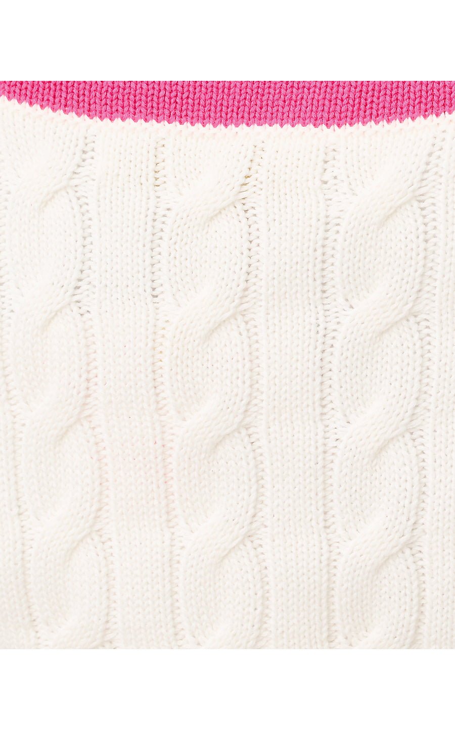 BROCKTON SWEATER | COCONUT X PINK ASTER TIPPING