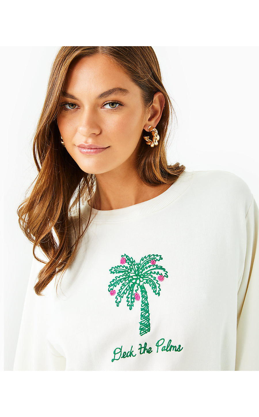 BALLAD LONG SLEEVE SWEATSHIRT | COCONUT DECK THE PALMS