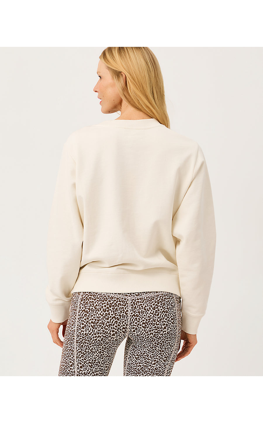 BALLAD LONG SLEEVE SWEATSHIRT | MULTI BAMBOO BLISS EMBELLISHMENT