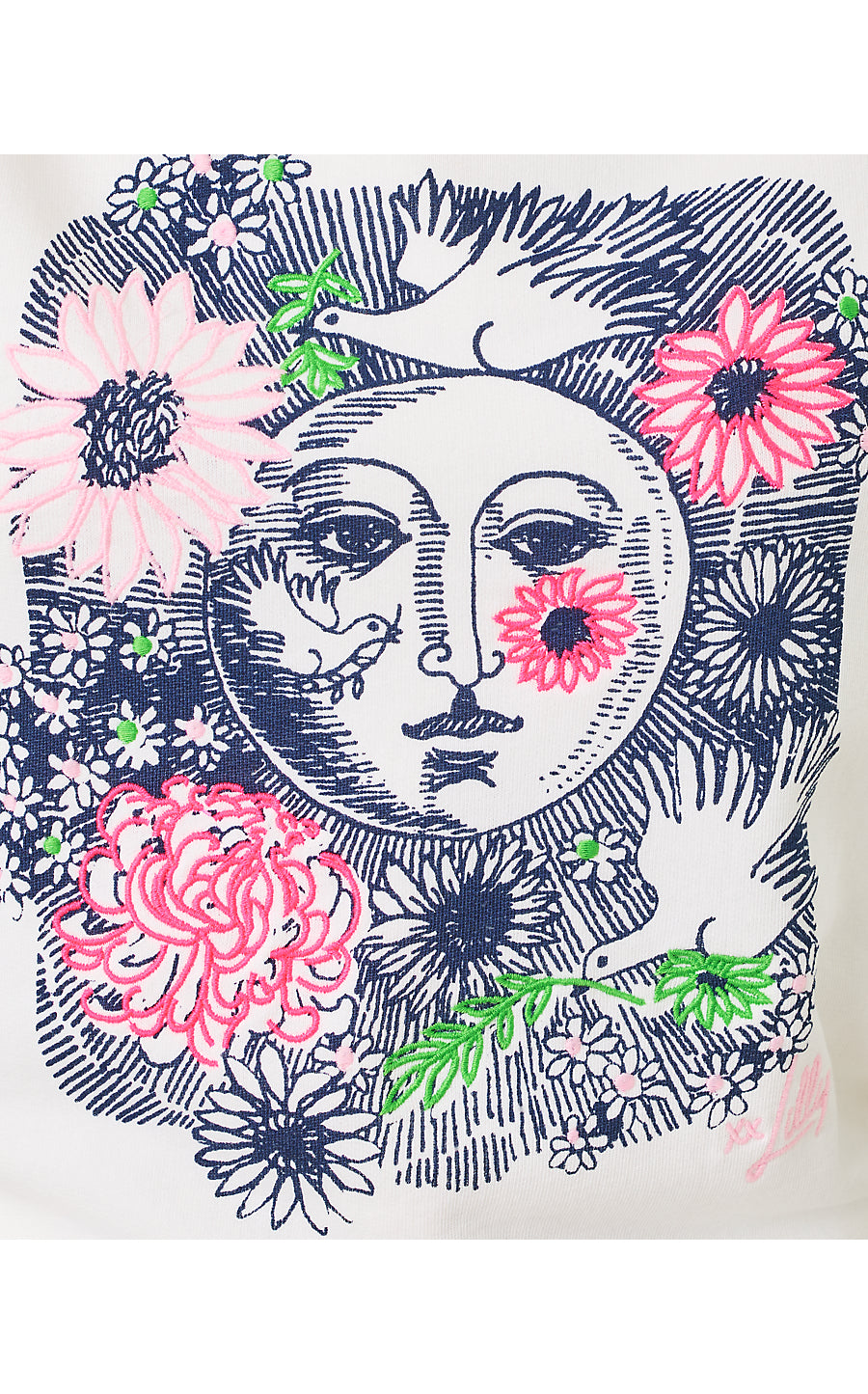 BALLAD LONG SLEEVE SWEATS | MULTI FOLLOW THE SUN EMBELLISHMENT