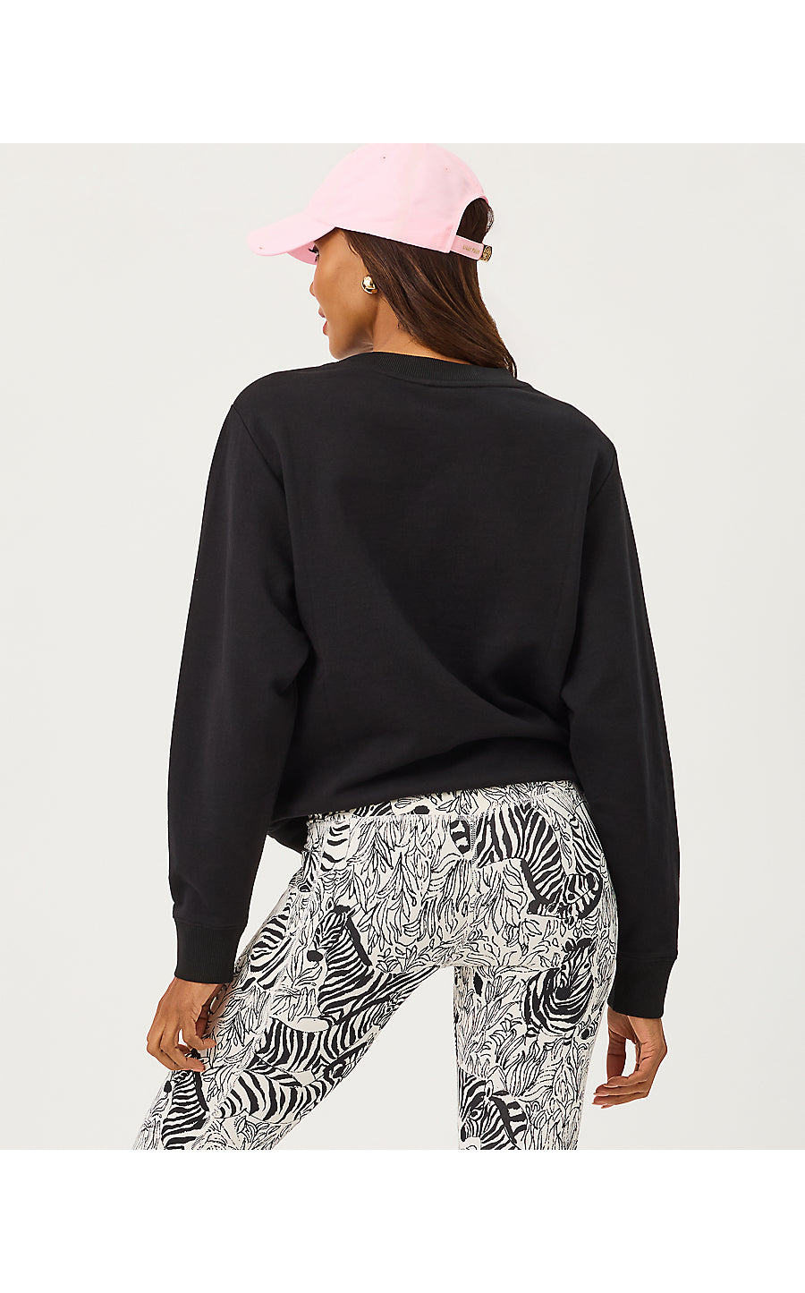 BALLAD LONG SLEEVE SWEATSHIRT | MULTI LILLYS ZOO EMBELLISHMENT
