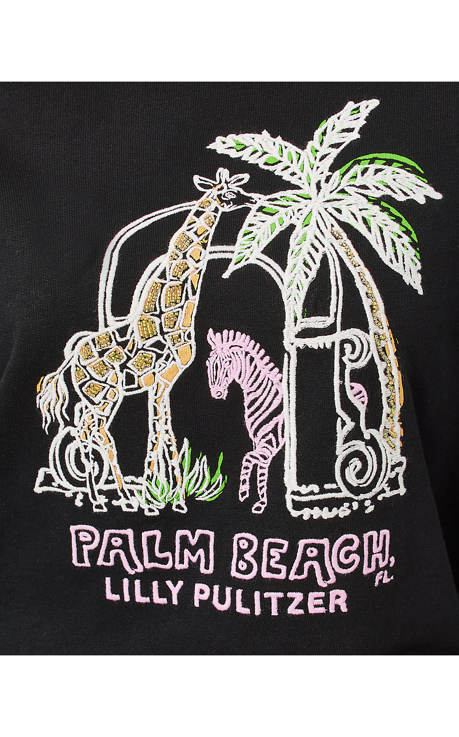 BALLAD LONG SLEEVE SWEATSHIRT | MULTI LILLYS ZOO EMBELLISHMENT